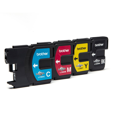 Мастило за печатач Brother LC-980 Value Pack, оригинално, повеќебојно