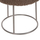 Stol Karlo Φ35x41Hcm (HM8411.25), kaftë/ argjendtë