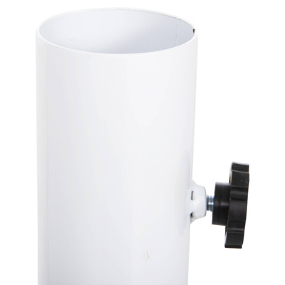 Bazë çadre metalike HM6011, diametër 60mm, lartësi 51cm, e bardhë