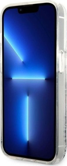 Kuti mbrojtëse Karl Lagerfeld KLHCP14XLNKH për iPhone 14 Pro Max, hardcase me glitter, argjendtë