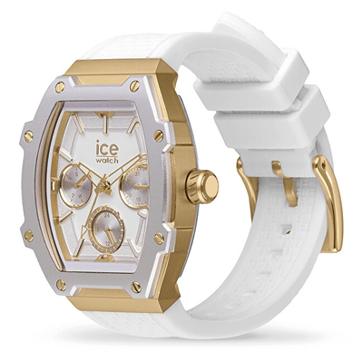 Orë për femra Ice Watch ICE Boliday White Gold 022871, e bardhë