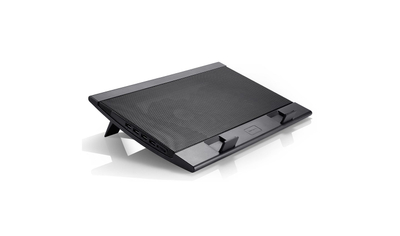 Ftohës laptopi Deepcool Wind Pal FS, me ventilatorë të dyfishtë, i zi