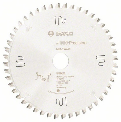 Teh rrethor për dru Bosch Best for Wood, 190mm, karbid