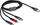Kabllo USB Delock 87277, USB A në USB C microUSB Lightning, 1 m, e zezë