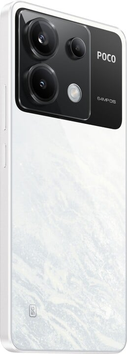 Celular POCO X6 5G, 12GB/256GB, i bardhë