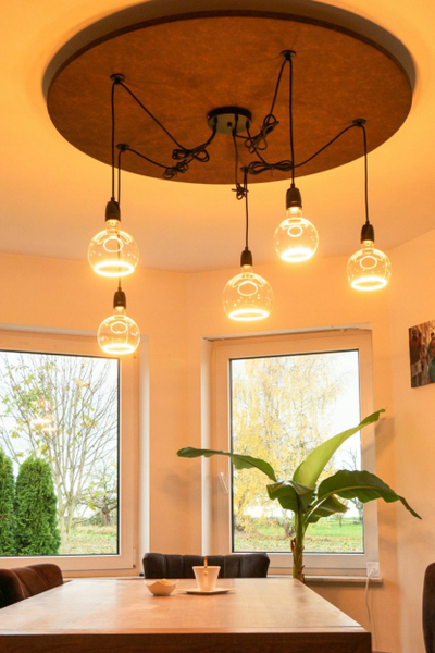 Llambë LED SEGULA G125 E27, 6.2W, me dimer, transparente