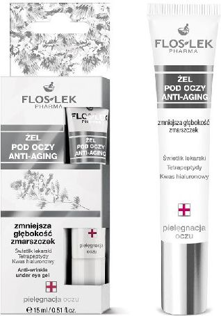 Xhel për rrudhat te zona e syve FLOSLEK, 15 ml
