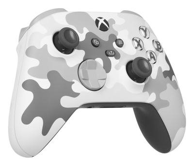 Gamepad Microsoft Xbox Wireless Controller Arctic Camo Special Edition, pa tela, gri