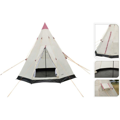 Çadër tipi Redcliffs Tent, 250x250x240 cm, për 2-3 veta, bezhë