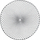 Naperona tavoline Zeller Present 26914 Mandala, Ø38 cm, set 12 copë, argjend