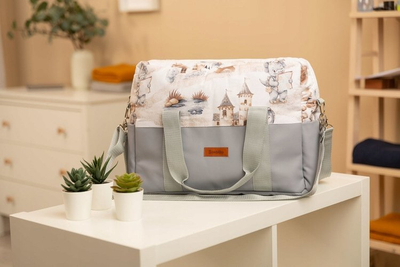 Torba karroce Sensillo Smoki Jeans, me organizues, gri