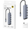 HUB USB Cudy 6 në 1, HDMI 4K, Power Delivery 100W, gri