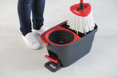 Refill për mop Vileda Turbo 2in1, koka zëvendësuese, për dysheme të forta, e bardhë