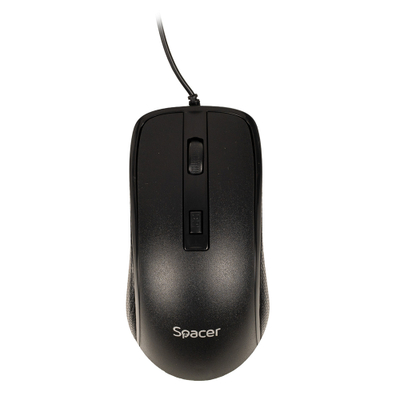 Set tastierë dhe maus Spacer SPOK-WD-02, me kabllo, USB, i zi