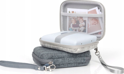 Kuti mbrojtëse LoveInstant për Fujifilm Instax Mini Evo Liplay Link Square Link, që s’e hyn uji, mban goditje, gri e errët