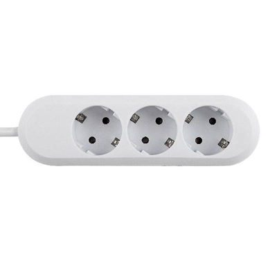 Paralizë Bachmann Smart BM-387.271R, 3 dalje Schuko, kabllo 3m, e bardhë