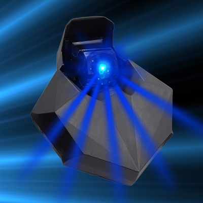 Сценски осветлувач Light4Me Venom FX Scanner 80W V2, LED, DMX, црн