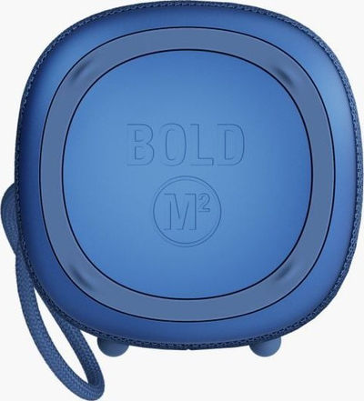 Altoparlant Bluetooth Fresh n Rebel Bold M2, portativ, që s’e ka problem ujin, blu