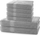 Peshqir bambuje MyBestHome Bamboo, 50x100 cm, gri silver