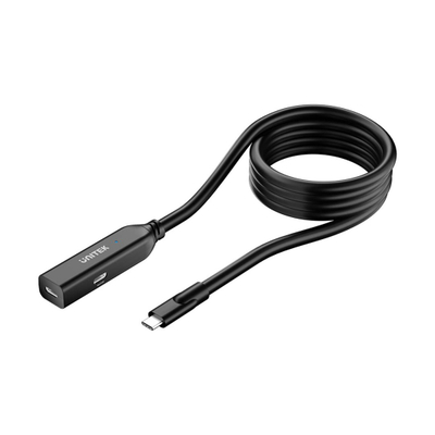 USB-C продолжен кабел Unitek, 5 m, 10Gbps USB 3.1, црн