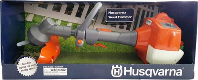 Lodër trimer bari Husqvarna Weed Trimmer, me drita LED, me tinguj, portokalli gri