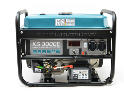 Gjenerator benzine Könner & Söhnen KS3000E, 3000 W, 230V, gri
