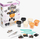 Set plasteline Compound Kings Just Dough Cow Character Pack, 6 ngjyra, për fëmijë 3+