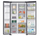 Frigorifer side by side Samsung RS70F64KEBEO, 635L, ekran dixhital, i zi