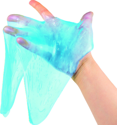 Lodër slime SES Creative Blue Glitter, 140 g, blu me shkëlqim