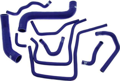 Zorrë silikoni TurboWorks Subaru Impreza WRX STI 00-05, set uji, rezistente ndaj temperaturës, blu