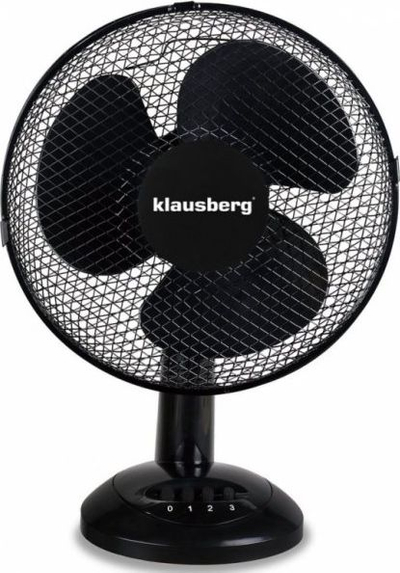Ventilator tavoline Klausberg KB-7474, 30 cm, 3 shpejtësi, i zi