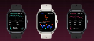 Smartwatch Zeblaze Beyond 3 Pro, ekran AMOLED, GPS, ngjyrë shampanjë