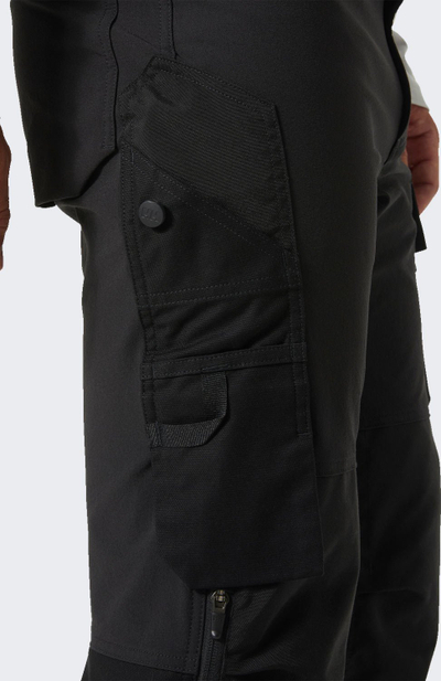 Pantallona pune Helly Hansen Oxford 4X, elastike, me xhepa për punë, të zeza