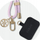 Varëse universale për telefon Guess CBDY Cord Nylon 4G Metal Charm, najlon, ari
