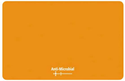 MausPad antibakterial Logo, 24 x 19 cm, portokalli