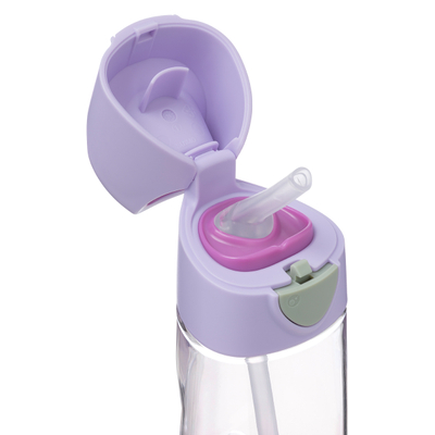 Shishe uji për fëmijë b.box Tritan Straw Bottle, 450ml, me pipë, strawberry shake