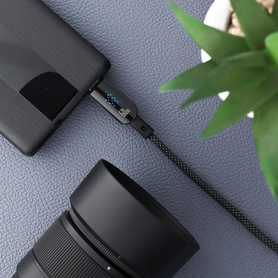 Kabllo USB Forcell F-ENERGY C272, USB A me USB C, 1.2m, 66W, i zi