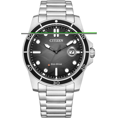 Orë dore Citizen Sporty Marine AW1816-89E, Eco-Drive, çelik inoks, argjend
