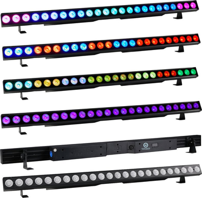 Shirit ndriçimi skenik Light4Me Spectra Cree Bar 24x6W, LED RGBWA UV, me DMX