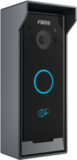 Telefon interkomi me video Fanvil I60K, SIP, kompakt, gri