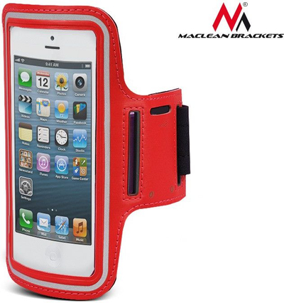 Maclean MC-405 R Нараквица за Телефон за 4.8" Паметни Телефони, Црвена