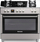 Shporet Ravanson KWGE-K90 Cheff, 90 cm, 105L, argjend