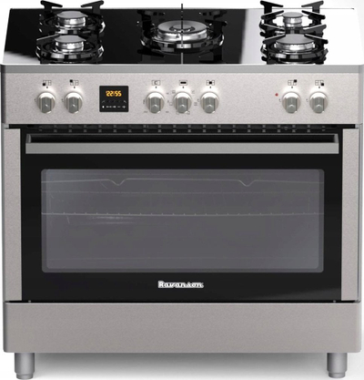 Shporet Ravanson KWGE-K90 Cheff, 90 cm, 105L, argjend
