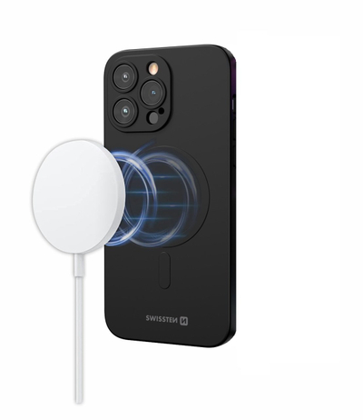 Mbështjellës Swissten Soft Joy Magstick, Iphone 16 Pro Max, e zezë
