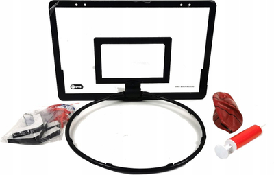 Set basketbolli për kalamaj JY013-4, tabelë me rrjetë, top edhe pompë, shumëngjyrësh