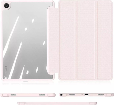 Kapak tablet Dux Ducis TOBY, Samsung Galaxy Tab A9 Plus X210 X215 X216, kapak me qëndrim, rozë