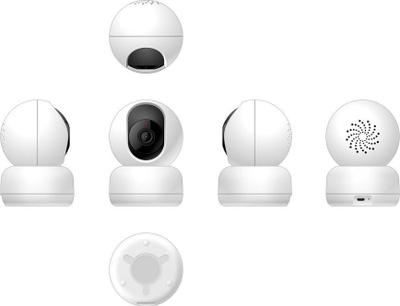 Set sigurie Smart Home Woox Camera And Sensor Set, 10 elemente, ZigBee WiFi, i bardhë