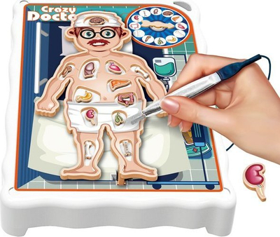 Lojë tavoline WOOPIE Crazy Doctor, 12 organe, 2 lojtarë, me ngjyra