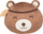 Декоративна перница за деца Atmosphera for Kids Bear Forest, 27x30cm, кафеава