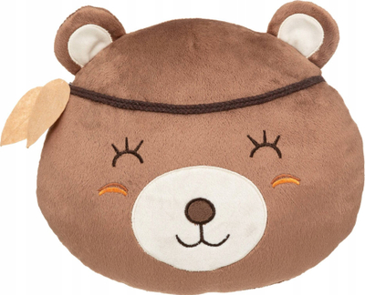 Декоративна перница за деца Atmosphera for Kids Bear Forest, 27x30cm, кафеава